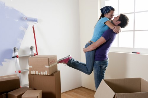 Moving van prepared for a home move in Lambeth