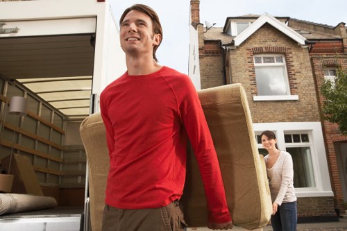 Professional van loading assistance for a Lambeth move