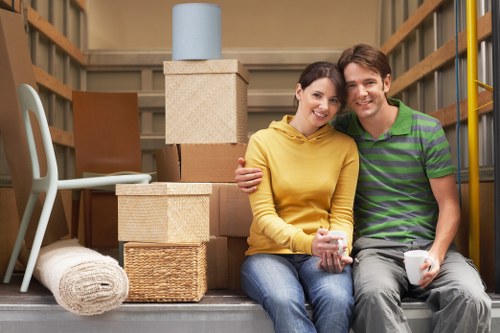 Organised storage unit in Lambeth for furniture and boxes