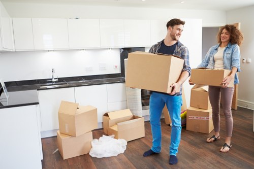 Example of a small flat move in Lambeth