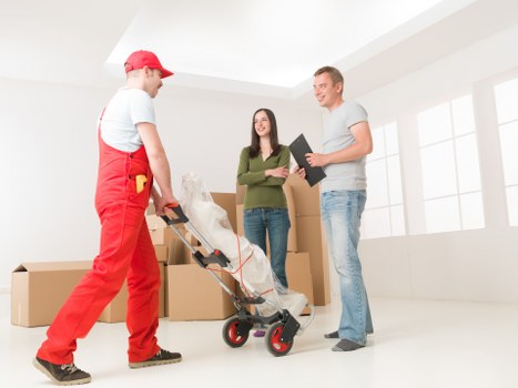 Van and moving equipment for Lambeth removals