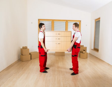 Fragile household items safely wrapped for transport